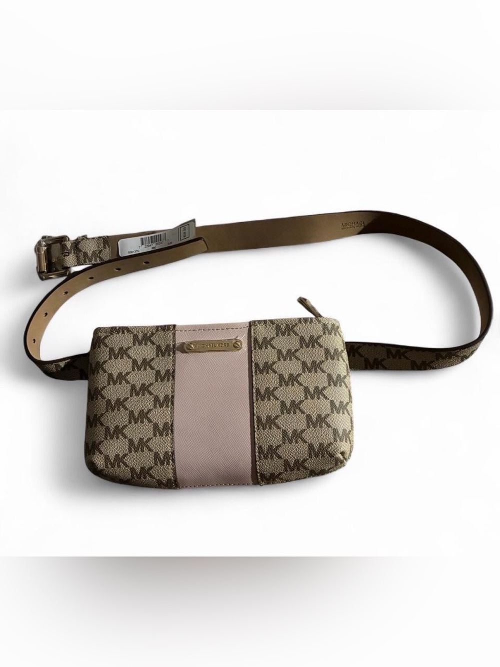 Michael Kors Beige Monogram Belt Bag - NWT
